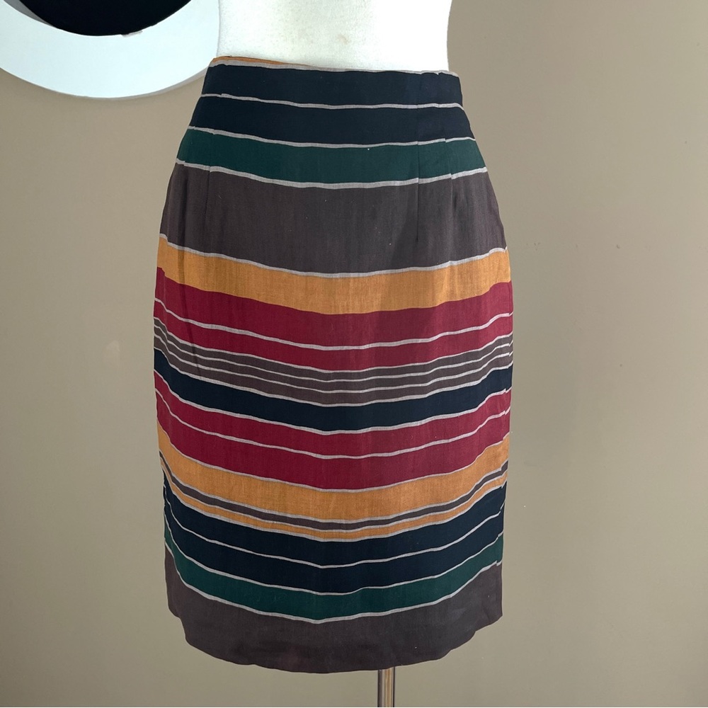 Vintage Pop! Multicolor Stripe Skirt – Jones NY Size Waist 26